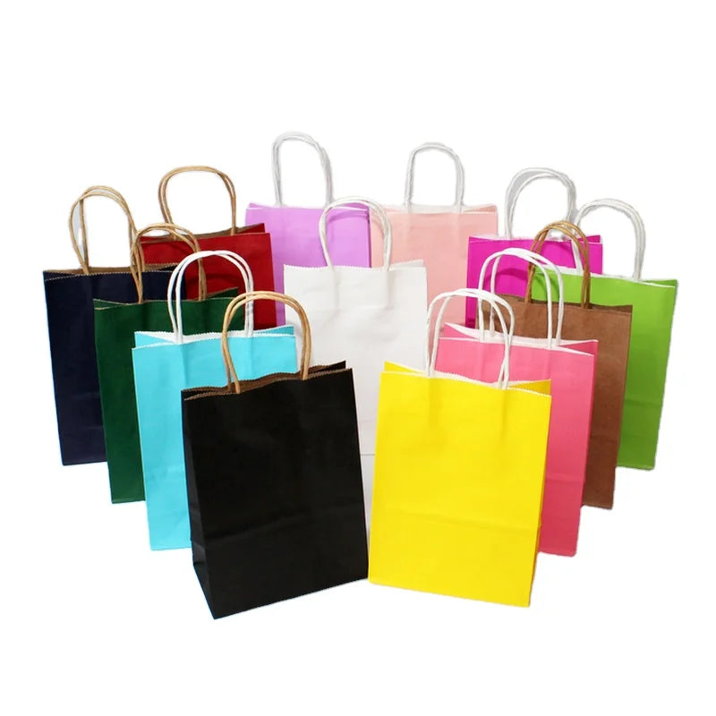 24*17*28 cm Customize Design Kraft Fancy Shopping Paper Bag Printing Gift Custom OEM Craft