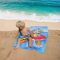 Cotton Rectangle Sports Design Beach Towel Custom Logo Printed for Home Use Customizable Printed Beach Towels