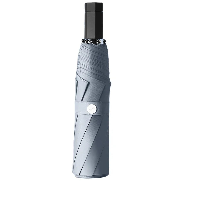 Titanium Silver 8-strand Folding Umbrella Sunny and Rainy Umbrella Sunshade Super Sunscreen Anti Ultraviolet UPF50+