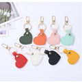 Wholesale 2025 High Custom Heart Shape Keychain Ornaments Creative Gift Keychain Hanging Leather Keychain