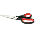 Comfortable Grip Serrated Scissors for Crafts Sewing and Kitchen Use Stainless Steel Blade