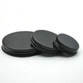 28mm 32mm 38mm 43mm 48mm 53mm 58mm Black Aluminium Lids Metal Screw Caps for Wide Mouth Jars