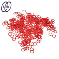 China Factory Rubber O Ring Seal NBR FKM FPM EPDM AS568 Silicon Flat Rubber O-Ring Seals Nitrile Silicone Rubber FFKM O Ring