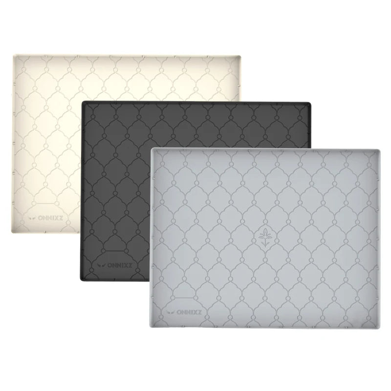 Hot Sale 28in Silicone Kitchen Cabinet Tray Quality Under Sink Liner for Bathroom Laundry Room Customizable Logo Waterproof