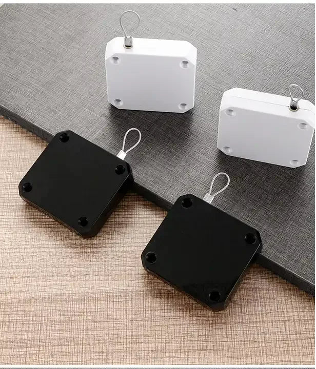 YMC Modern Sensor Automatic Door Closers Adjustable Speed No-punch Installation 500g/800g/1000g Pull Force Black/White Door