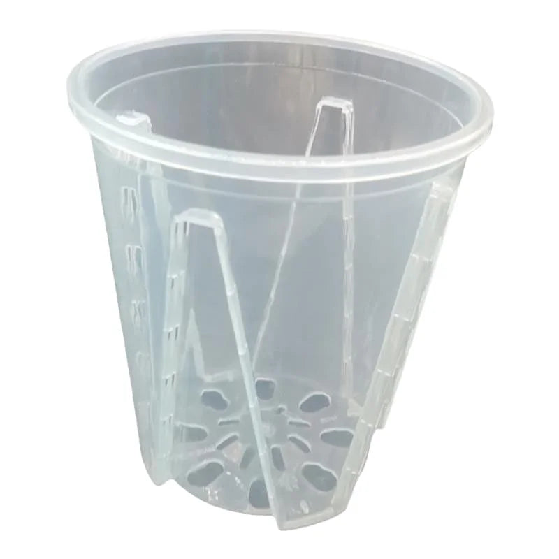 Clear Plastic Container for Plants Transparent Plastic Wholesale Orchid Flower Pots Garden Decor Pot