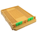 CHINABEES Beehive Bottom Board Beekeeping Hive Stand Bottom Board Plastic Beekeeping Tool for Bee Honey Harvest