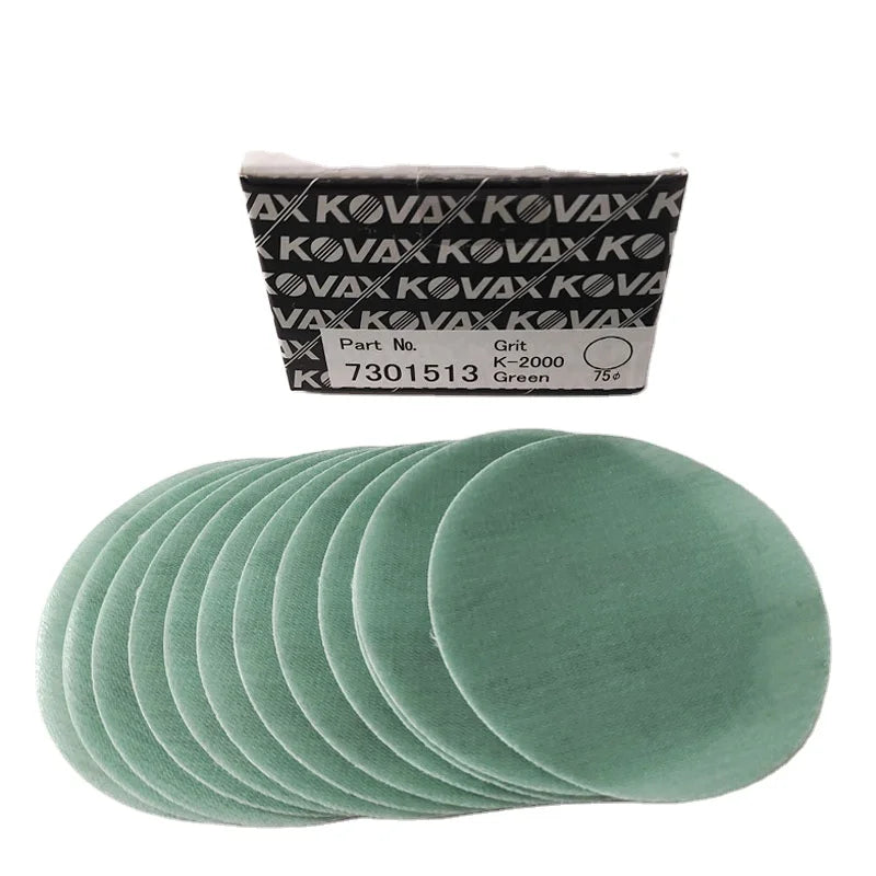 Japan KOVAX3 Inch 75mm Flocking Sandpaper Soft Film Car Beauty Polishing and Grinding 1200 1500 2000 3000 Grit