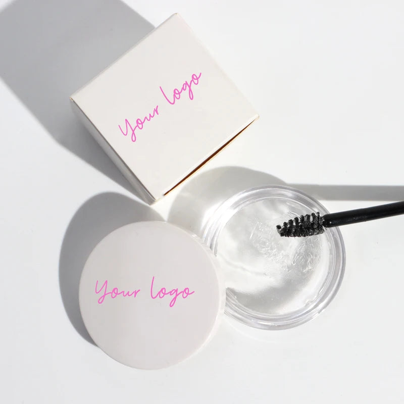Private Label Vegan Eyebrow Setting Cream Waterproof Tinted Eye Soap Clear Brow Gel