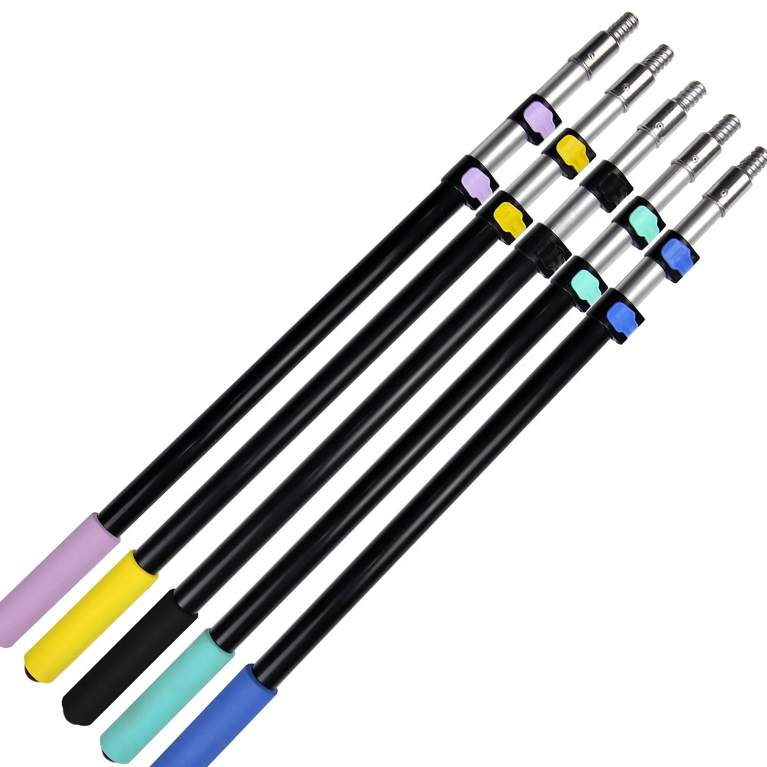 2026 Cordless Extension Pole Window Cleaner for Extentool Paint Roller for Brush Aluminum Telescopic Stick Durable Metal