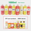 1 Litre Organic Kojic Acid and Collagen Serum Glycerin-Based Face Whitening and Anti-Aging Pore Minimizer for Dark Skin