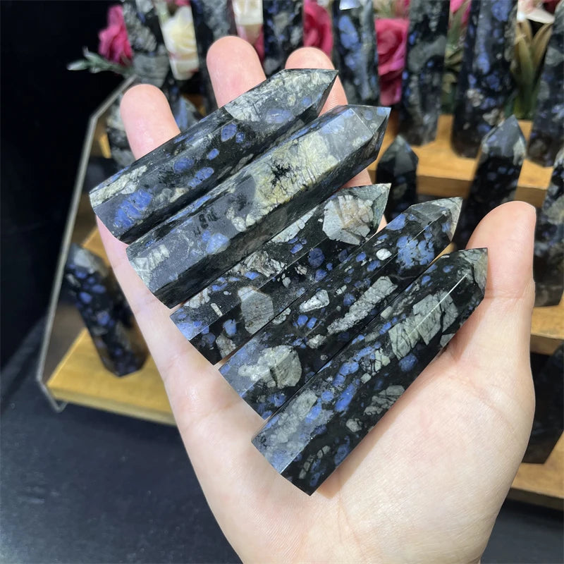 Wholesale Natural Crystal Que Sera Stones Llanite Wands Points Crystal Obelisk Tower for Healing