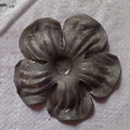 80mm Factory Ornamental Elements Forged Iron Components Flowers and Leaves for Gate Fence Parts