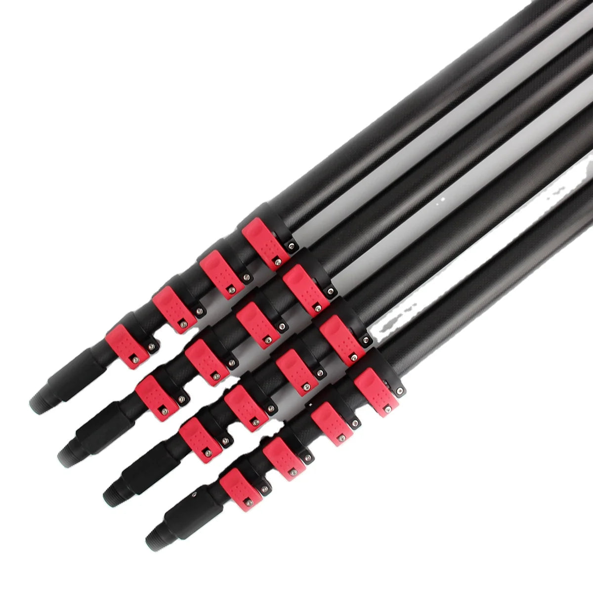Extentool 9 Meters Carbon Fiber Telescopic Pole Adjustable Mop Handle Cleaning Extension Pole