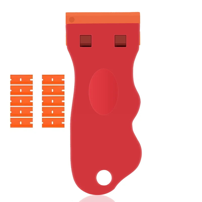 Customizable DIY Grade Plastic Scraper Cleaning Decals Stickers OEM Supported Refillable Hand Tools