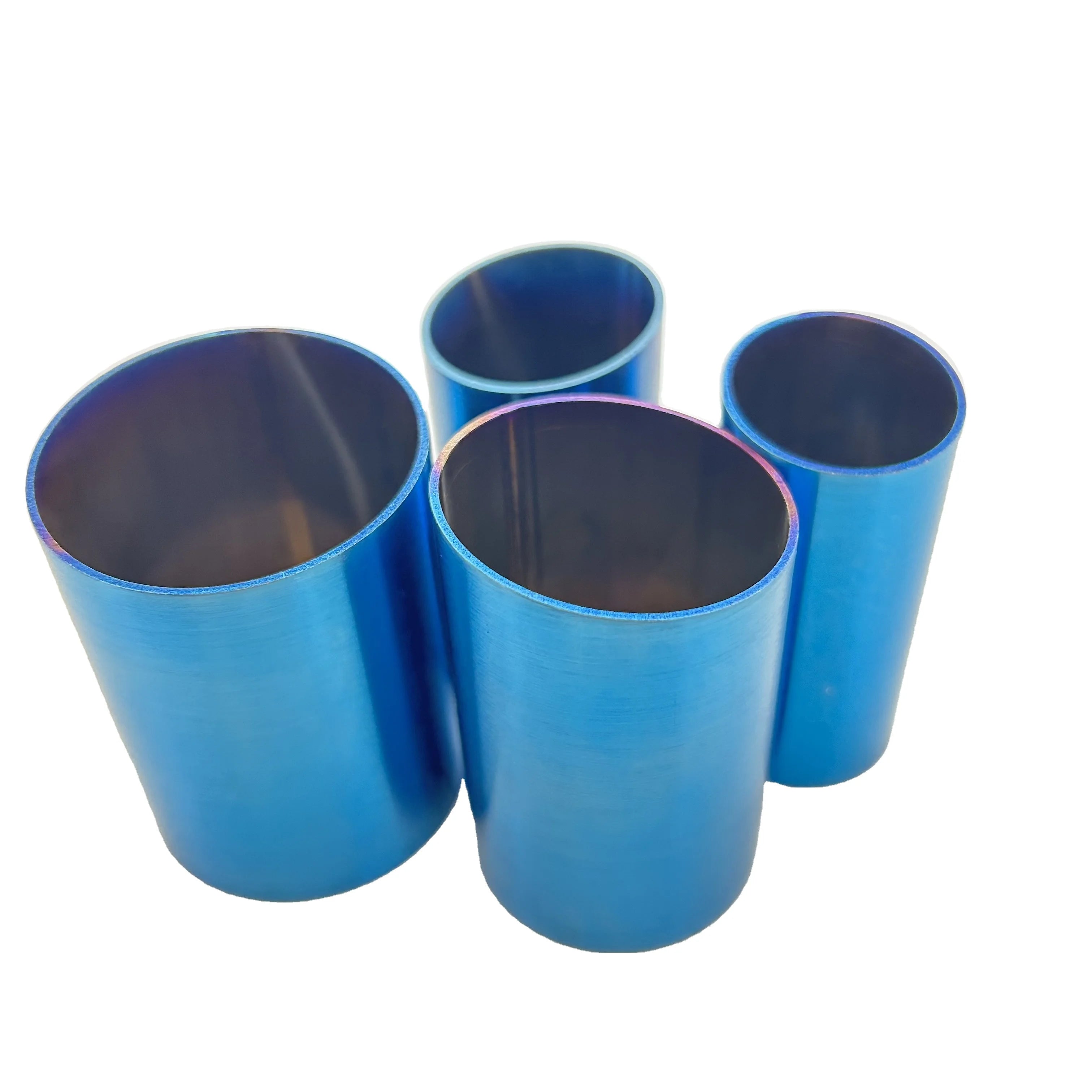 Custom Motorcycle Accessories Universal Exhaust Slip Silencers Mufflers Scooter Exhaust Pipe Stainless Steel TailPipe PVD Coated