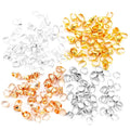 200pcs/bag 5*5mm 7*5mm 9*6mm Melon Seed Buckle DIY Handmade Bracelet Necklace Metal Connection Material Jewelry Accessories V132