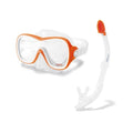 Kids Snorkeling Gear Set Anti-fog Diving Goggles with Snorkel for Kids Age 8+