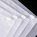 Clothing Zipper Bag Transparent Clothing Plastic Frosted Clothing Bag Customized High-grade PE Self-sealing Bag Thickened