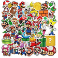 50Pcs New Pattern Super Brothers Game Sticker for Girls Boy Water Bottle Fridge Phone Luggage Laptop Decor Stickers