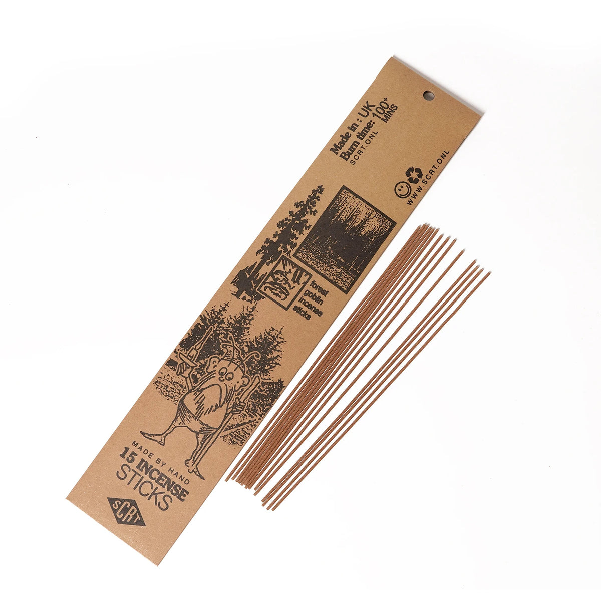 Wholesale Custom Biodegradable Empty Kraft Paper Storage Incense Box Luxury Incense Packaging Boxes with Incense