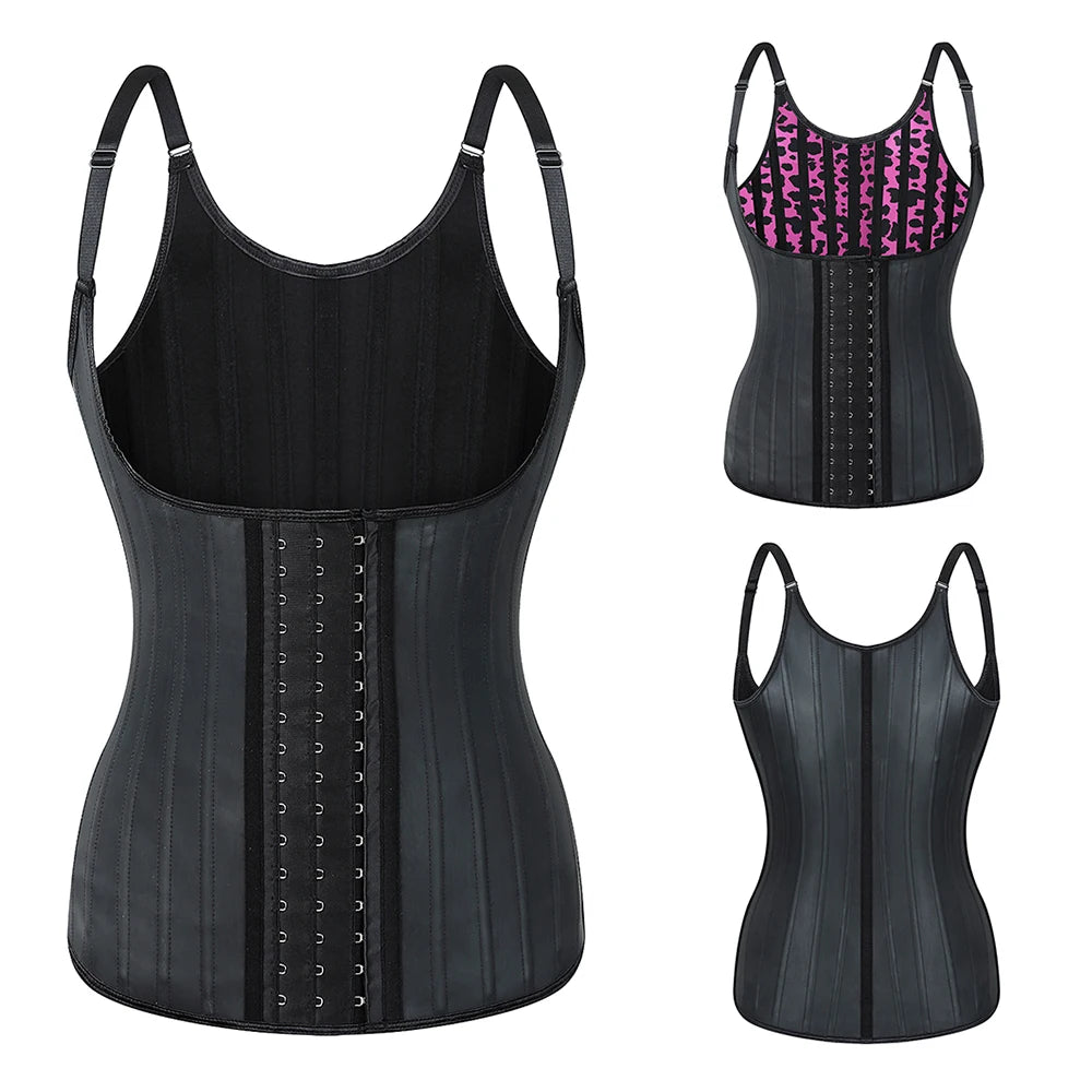 Best Selling Women's 25 Steel Boning Corset Top Colombian Waist Lumbar Back Pain Outfit Shaper Vest 1 Piece MOQ