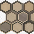 Modern Luxury Stylish Oak Engineered Multilayer 15mm Thick Geometric Wood Parquet Flooring UV Coated Click Lock Brushed Indoor