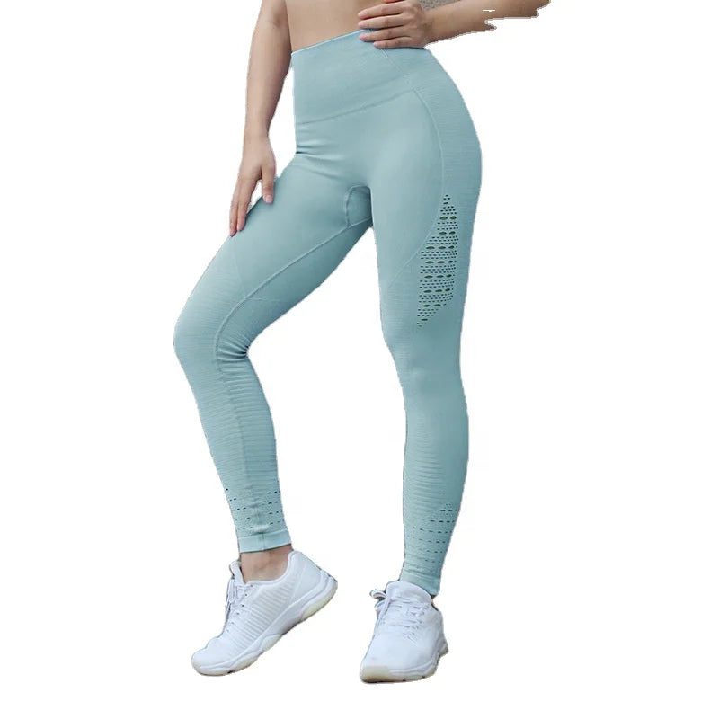 YWXY-2091 New Popular Yoga Pants Women's Shark Quick Drying High Elastic Hip Lifting Pants Sports Fitness High Waist Legging