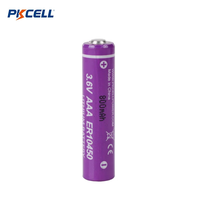 Wholesale Lisocl2 ER10450 3.6V 800mAh AAA Small Size 10450 Lithium Headset Non Rechargeable Battery for GPS Tracker
