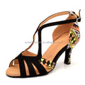 Customized Volume Latin Dance Shoes Suede Soft Sole