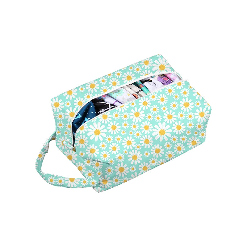 Custom Print Waterproof Cheap Diaper Bag Hanging Wet Dry Bag Large Washable Cloth Baby Diaper Bags Wet for Sale