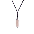 2025 Natural Stones Charms Crystal Quartz Bullet Shape Stone Diy Pendulum Beads Healing Hexagonal Point Chakra Pendants