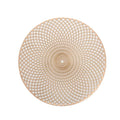 Gold PVC Eco-Friendly Macrame Ramadan Placemats  Round  Placemat for Decoration