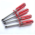 T5T6T7T8T9T10 T15 T20 T25 T27 T30 T40 Torx/U-shaped Screwdriver DIY Red PP+CRV Plastic Handle Nickel Finish OEM Custom Logo