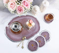 Large Irregular Oval Tray Mold Round Coaster Silicone Mold for Home Decoration