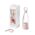 450ml Mini Electric Portable USB Rechargeable Travel Blender with 4 Blades BPA-Free Household Fresh Juice Cup for Outdoor Use