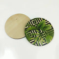 Sublimation Round Wooden Coasters Coffee Drink Table Coasters Cup Holders Heat Cushion Table Decoration Gifts