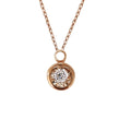 New Arrival Dainty Beautiful Necklace 18k Real Gold Crown Pendant Necklace Jewelry Yellow Color in Au 750 Necklaces