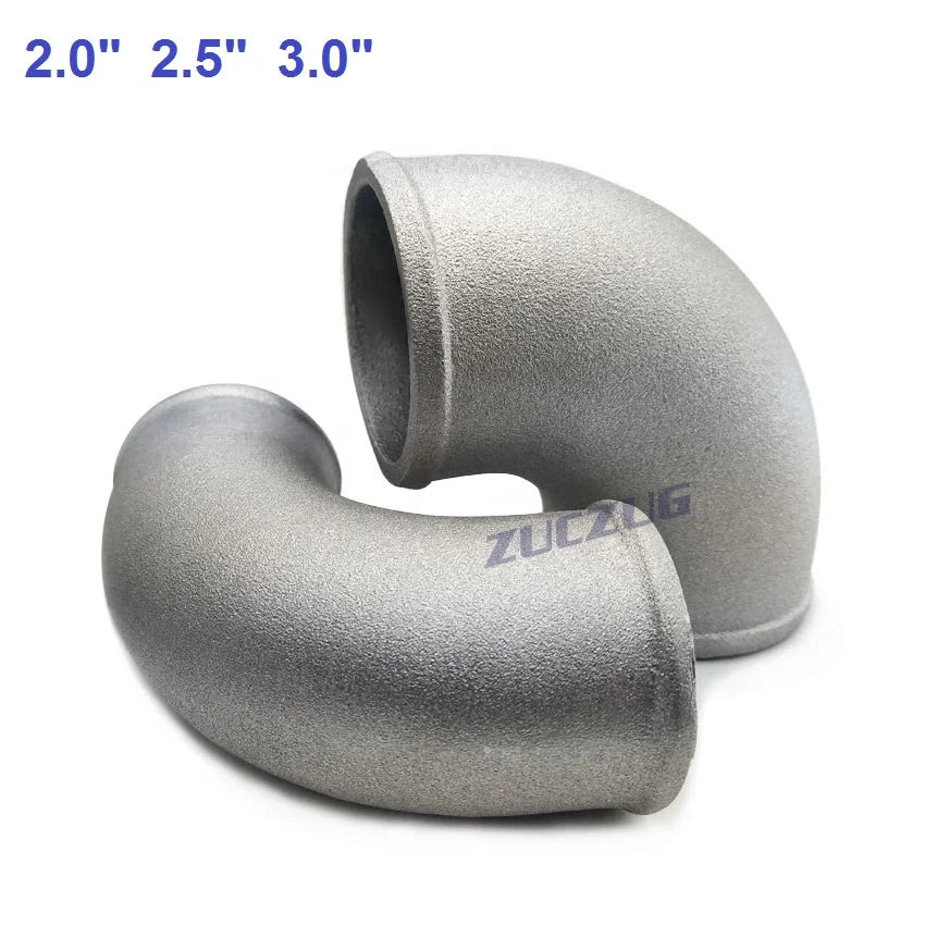 Casting Aluminium Elbow Pipe 90 Degree Intercooler  Tight Bend 2.0 Inch (51mm) 2.5inch(63mm)3.0 Inch (76mm)