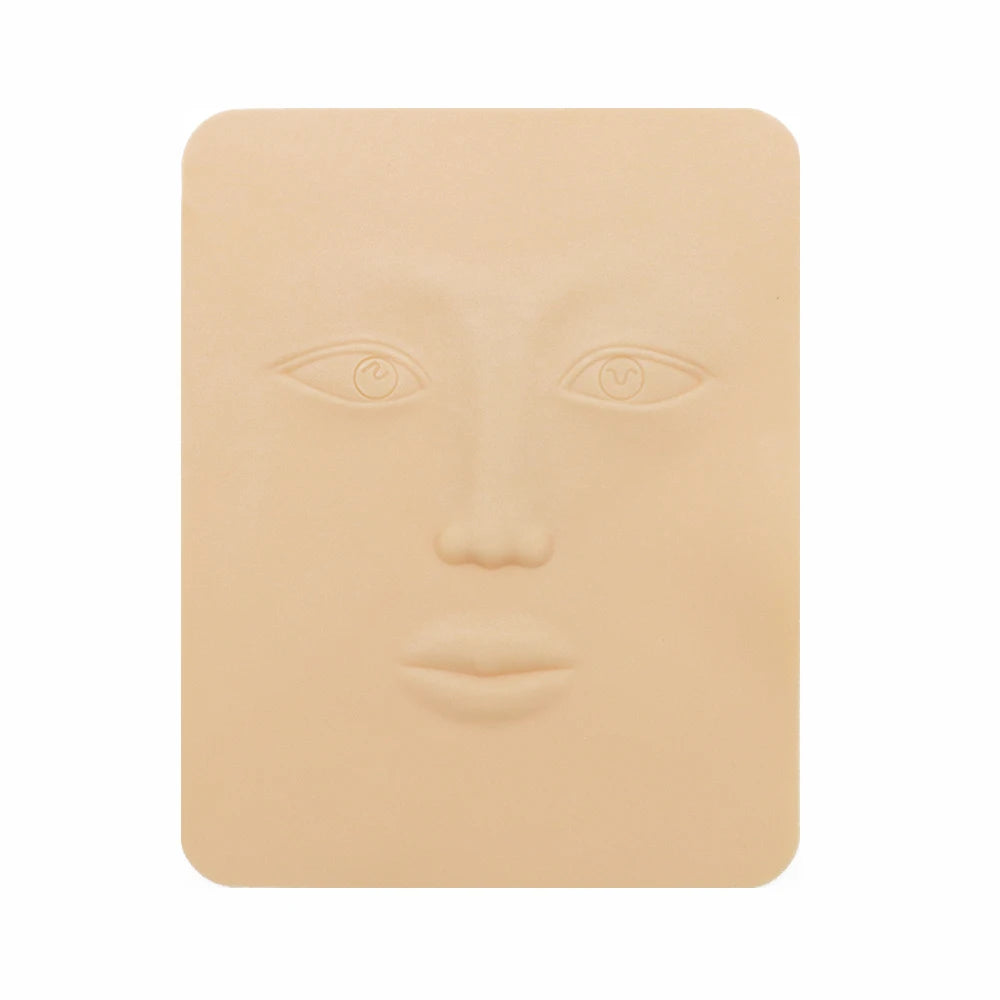 Practice Skin Face 3d Silicone Tattoo Skin for Body Art Permanent Makeup Eyebrow Eyeliner Lip Beauty Microblading Beginners