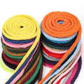 Wholesale RIOOP Brand TOP Quality 3mm 4mm Colored 100% Cotton Twist Rope Single/3 Strand Eco-Friendly Waxed Finish Custom Length