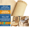 Multifunctional Customizable Synthetic Rattan Weave Webbing Cane Sheet Rattan Weaving Material