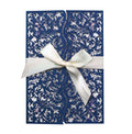 Razer Gold Gift Wholesale Custom Wedding Invitation Card Printing European Style Thank You Card Festival Greeting Card Holder