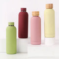 Watersy 2025 500ML Sport Water Flask Stainless Steel Vacuum Insulated Water Bottle Rubber Coated Thermos with Logo Design