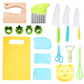 Children's Plastic Knife Small Chopping Board Kindergarten Cut Vegetable Knife Cutting Board Bread Dessert Knife