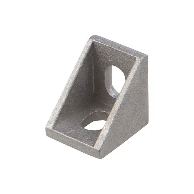 20*17 Aluminum Alloy Small T Slot Bracket Profile Die-Cast Angle Bracket for Furniture Corner Applications