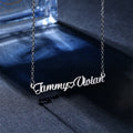 Customised Jewelry Personalized Name Necklace Style  Stainless Steel