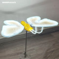 New Flying Hanging Butterfly Decoration Moving LED Lights PVC Material IP65 Wedding Party Events Landscape Christmas Decor