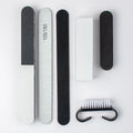 6Pcs/set Nail Art Buffer File Block Professional Manicure Tools Kit Rectangular Nail Files Brush Nail Art Tools