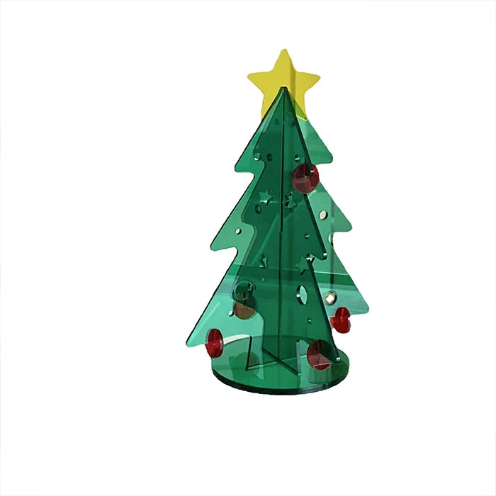 DIY Mini Christmas Tree Table Decoration Acrylic Display Stand